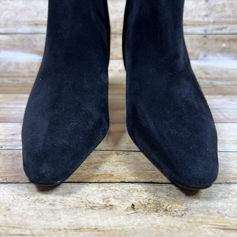 Sam Edelman Saige Black Suede Casual Comfort Ankle Booties Women’s Size 6 M - Picture 5 of 11
